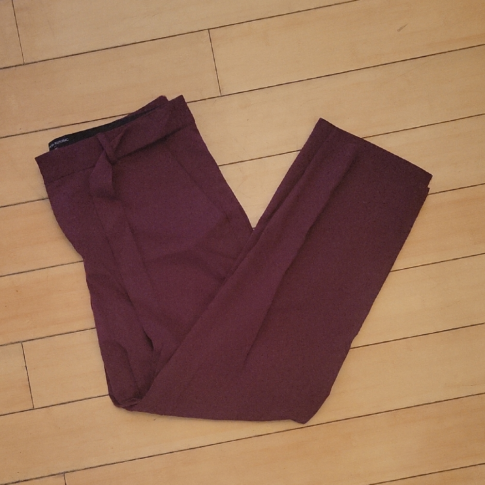 • Banana Republic • Avery Ankle Plum Pants